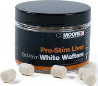 Pro-Stim Liver - Dumbell Wafters - Białe - 10x14mm