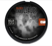 Pleciony przypon przeciw zaczepom - 50m - 80lb - Zielony trawiasty