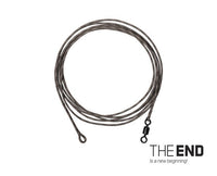 The END - Leadcore 1m - krętlik - 3 sztuki - gotowe do użycia