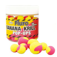 Fluro dwukolorowe pop-upy - 15mm - Krill i Banan