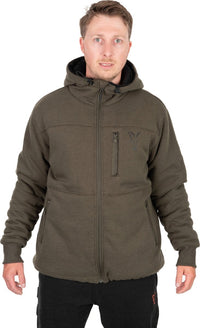 Kolekcja Sherpa Hoody Zielono-Czarny