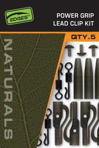 Edges Naturals Power Grip Zestaw Klipsów do Ołowiu