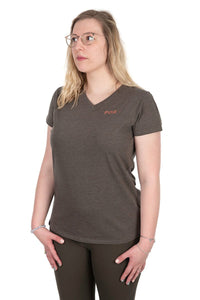 WomanCollection - T-shirt z dekoltem w serek