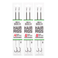 Basix Hair Rigs - Szeroki otwór - Mikroigła