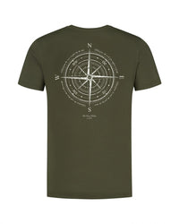 Koszulka Compass - Ciemna Oliwka