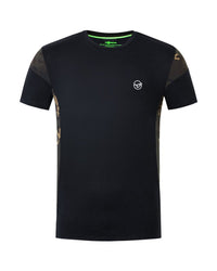 Cut T-Shirt - Czarny
