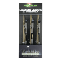 Leadcore Leader - 100cm - Lead Clip - 3 sztuki