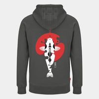Bluza z kapturem - Rising Sun - Szara
