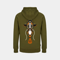 Bluza z kapturem dla dzieci - prawdziwa skóra