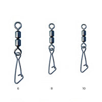 Connex podwójny krętlik do feederów z haczykowym zatrzaskiem