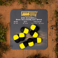 Zig Dumbell - 8mm - Żółto-czarny