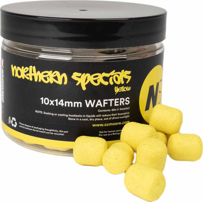 NS1 Dumbell Wafters - Żółty - 10x14mm