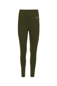 Damskie legginsy - Dark Olive