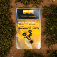 Downforce Tungsten - Gleitende nackte Chod-Perle & Wirbel