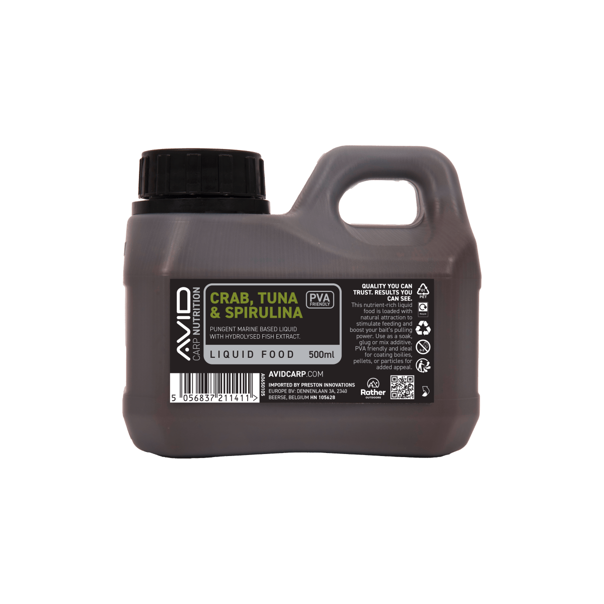 Avid Carp Crab, Tuna & Spirulina - Liquid Food - KarperCentrale