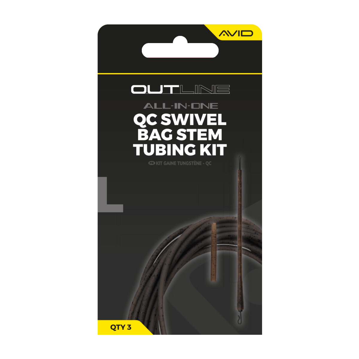 Avid Carp Outline - Bag Stem - Tungsten Tubing Kit - KarperCentrale