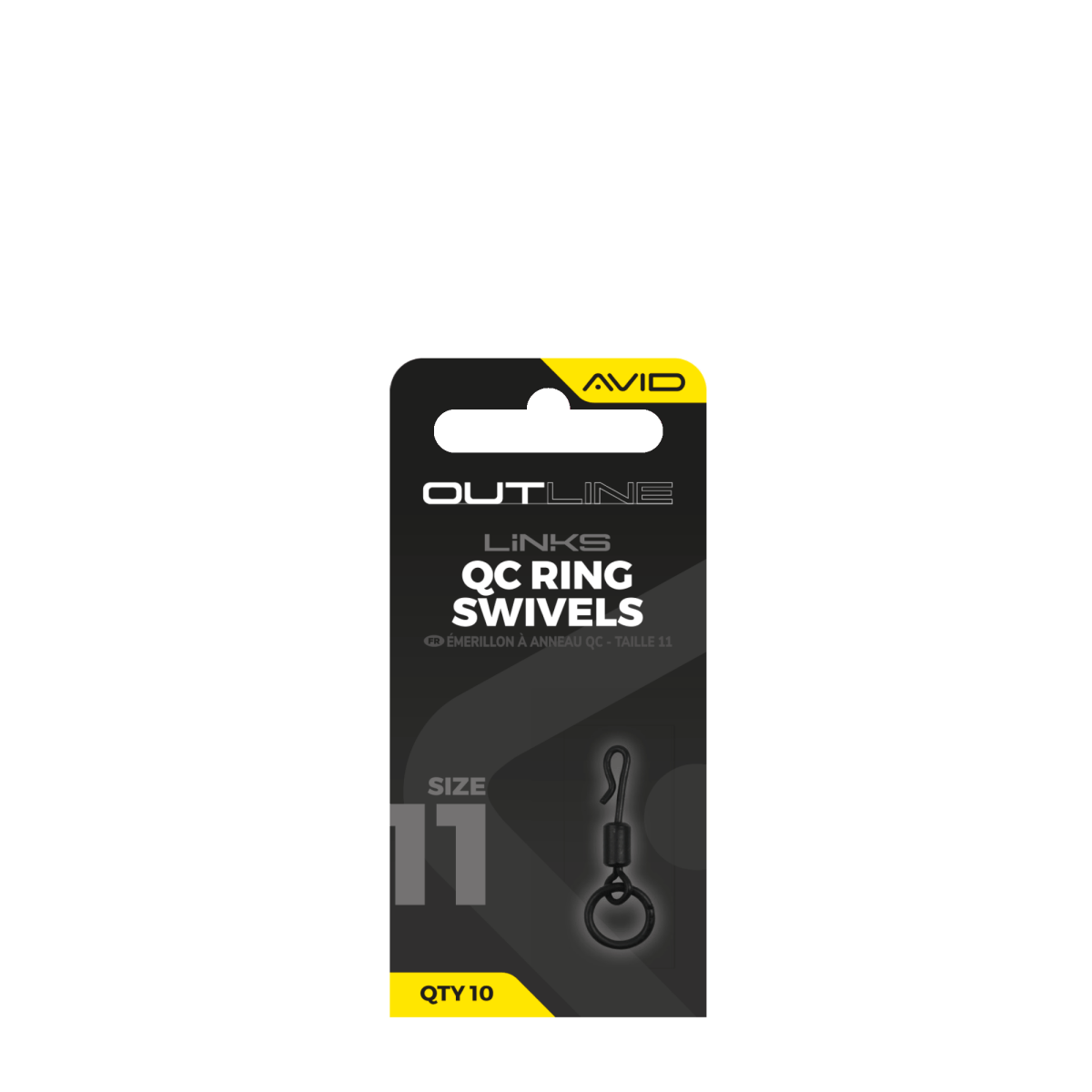 Avid Carp Outline - QC Ring Swivel - KarperCentrale