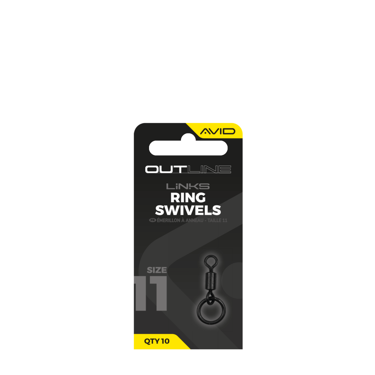Avid Carp Outline - Ring Swivel - KarperCentrale
