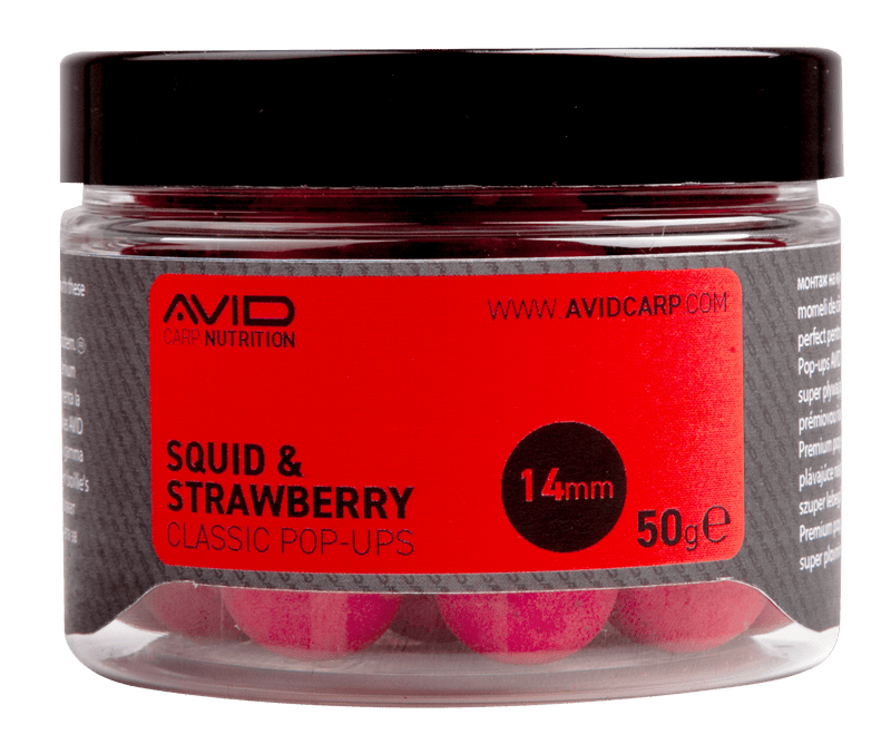 Pop-upy Squid & Strawberry 14mm - Naturalne