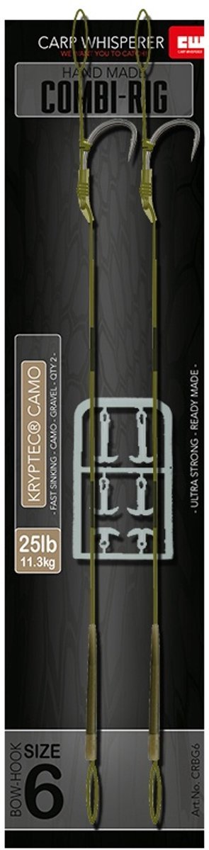 Combi-Rig - Gotowy zestaw - Zielony z roślinnością