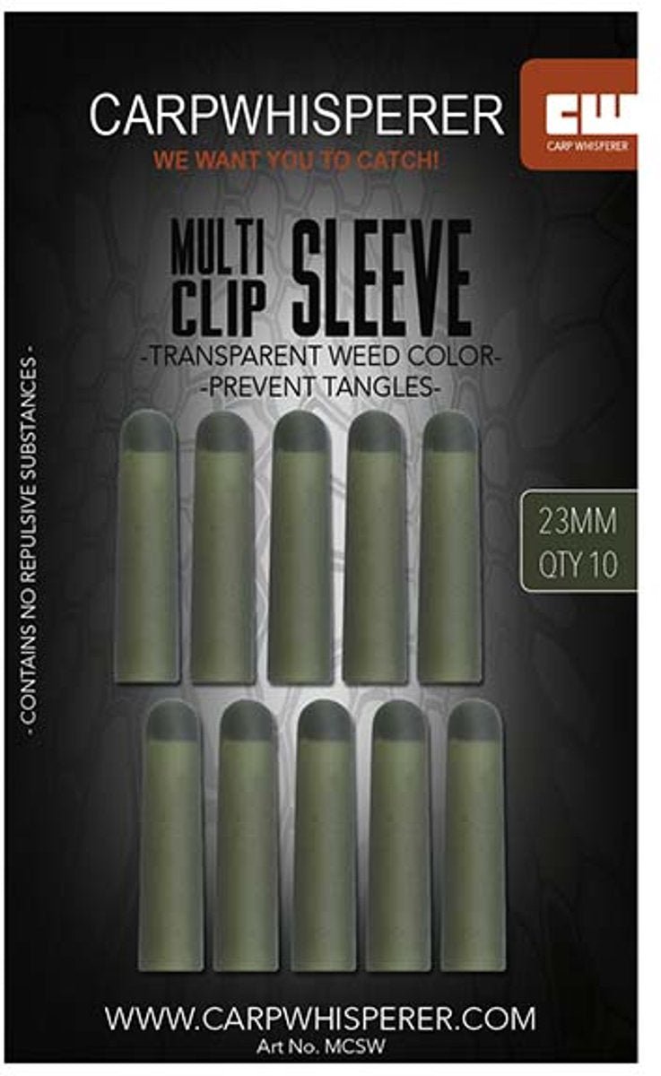 Multi klips z osłonką - trawa wodna - 23 mm - 10 sztuk