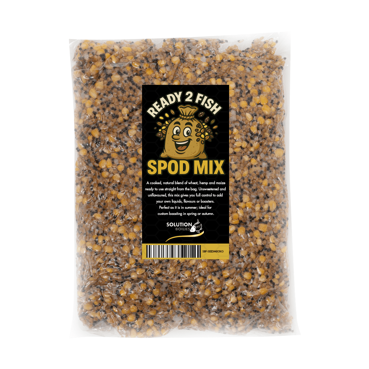 CC Solution Boilies Kant - en - klare Seed Mix 5KG – Gekookt lokaas voor karper - KarperCentrale