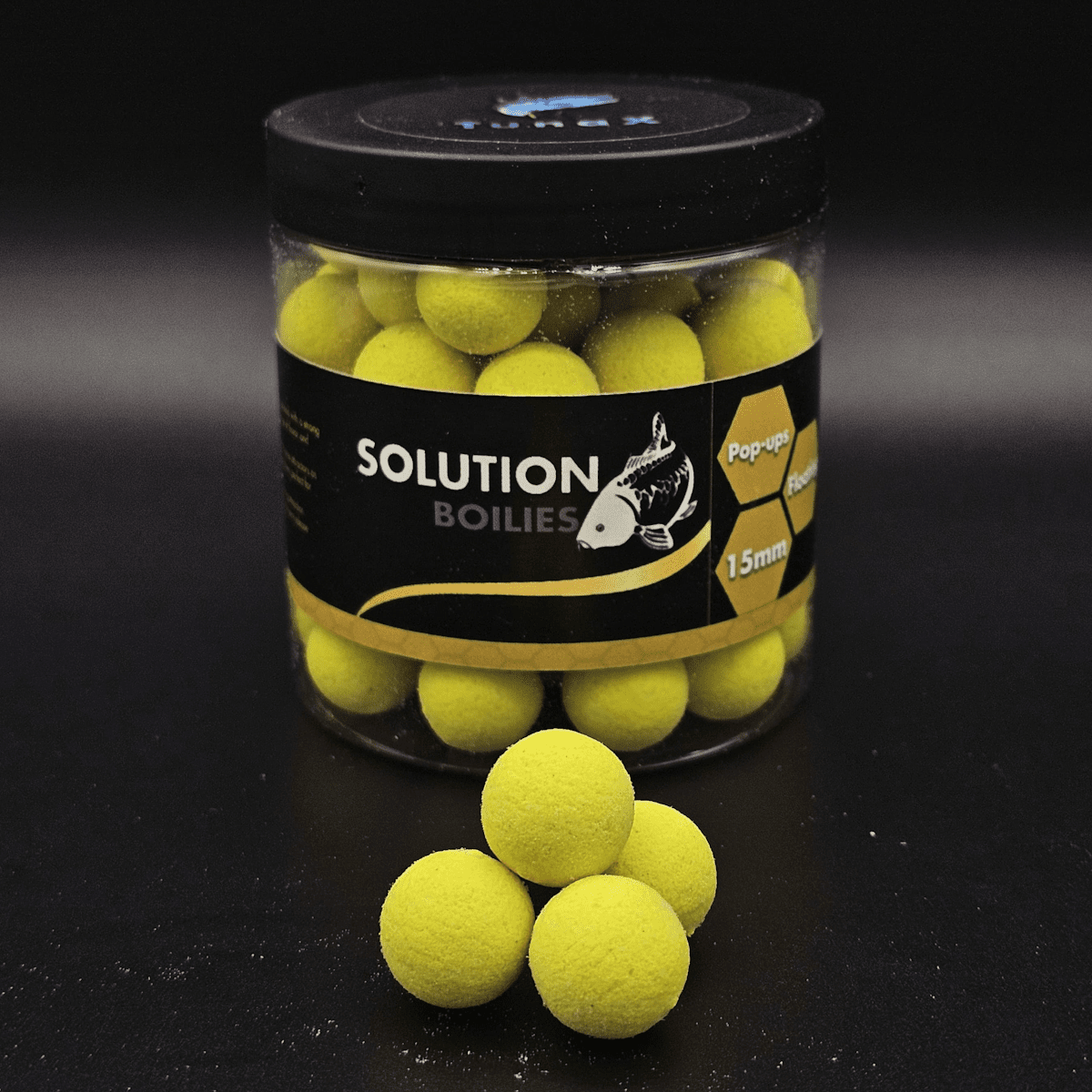 CC Solution Boilies TunaX - Pop - Ups - 15MM - Specialist Range - Geel - KarperCentrale