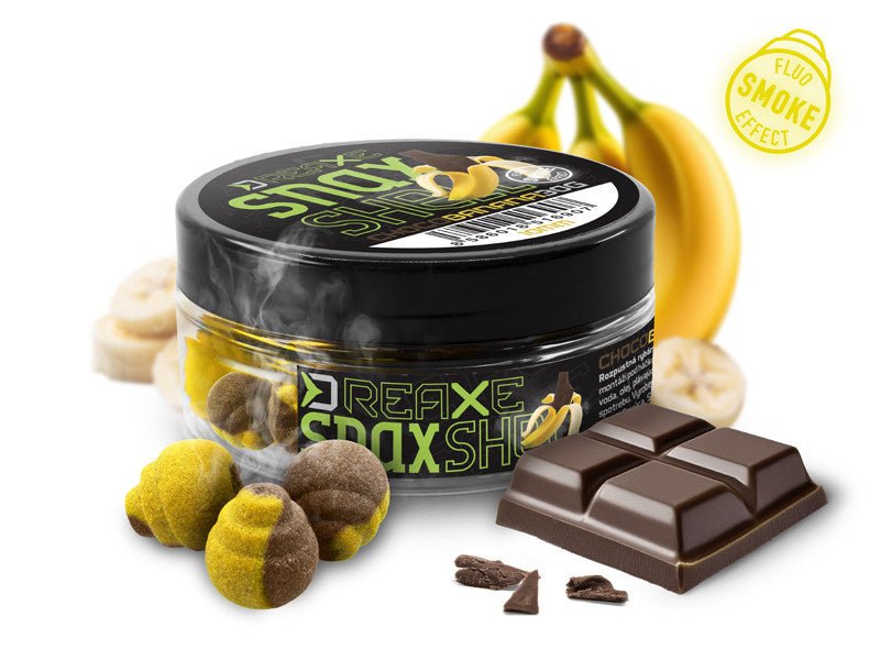 D Snax - Choco & Banana - Forma a conchiglia - Effetto fumo - Wafters