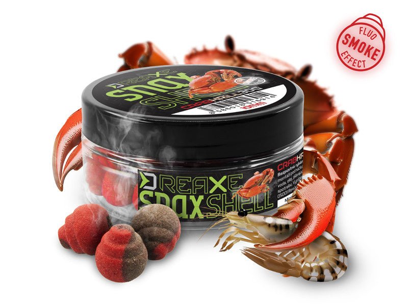 Delphin D Snax - Crab & Krill - Schelpvorm - Smoke Effect - Wafters - KarperCentrale