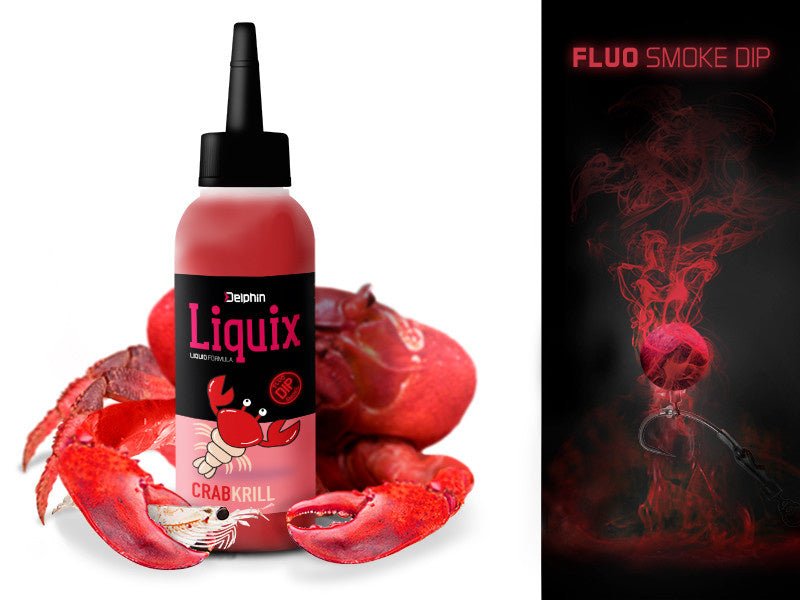 D Snax LiquiX - Crab & Krill - Fluo Dip - PVA Safe - Mięsisty