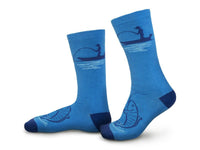 Delphin Happy Fishing - Sokken - Comfortabel - Maat 41 - 46 - blauw - KarperCentrale