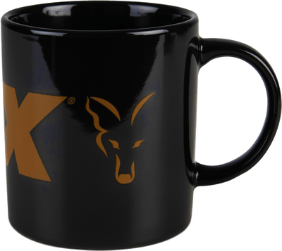 Fox Black and Orange Logo Ceramic Mok - dé KarperCentrale