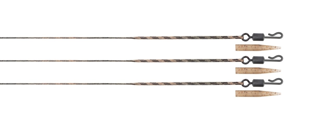 Fox Camo Submerge Leaders - Quick Change Swivel - 3pcs - KarperCentrale