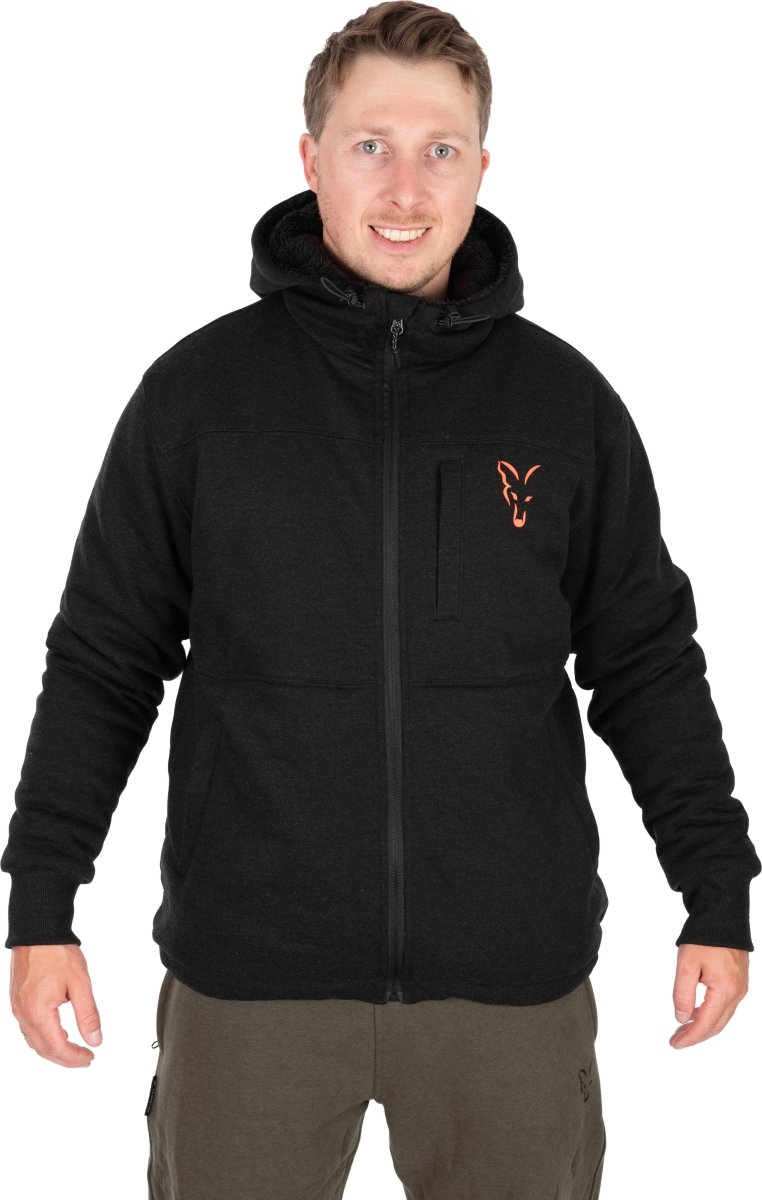 Kolekce Sherpa Hoody Černá/Oranžová