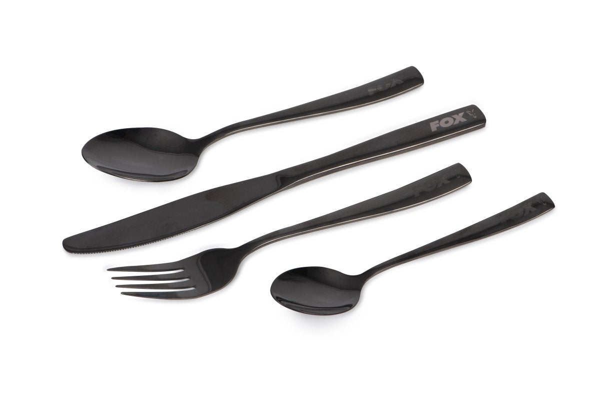 Fox Cookware Black Stainless Cutlery Set - dé KarperCentrale