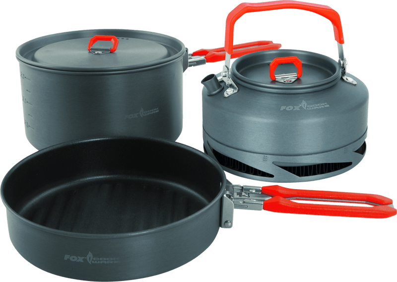 Zestaw naczyń kuchennych średni 3 szt. patelnie nieprzywierające