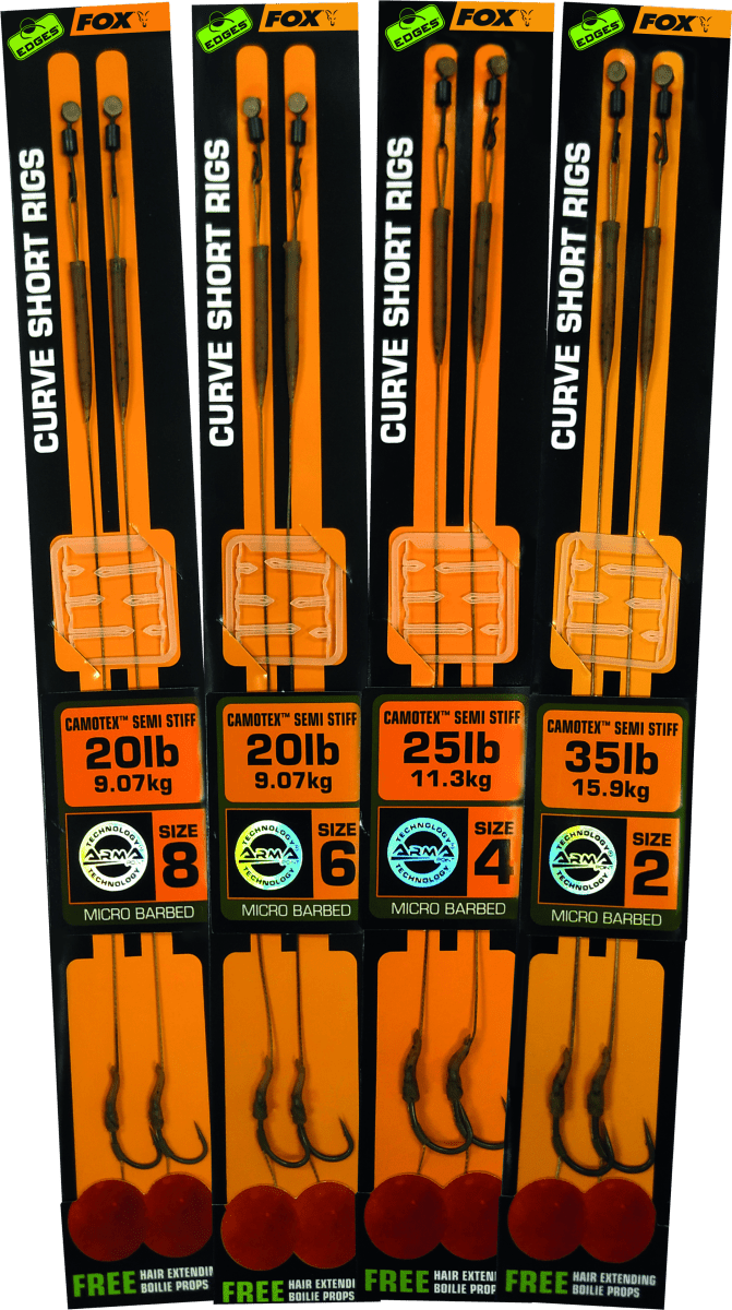 Edges Curve Short Camotex Półsztywne Gotowe Przypony