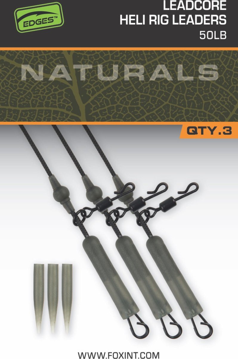 Edges Naturals Leadcore Heli Rig Vorfächer