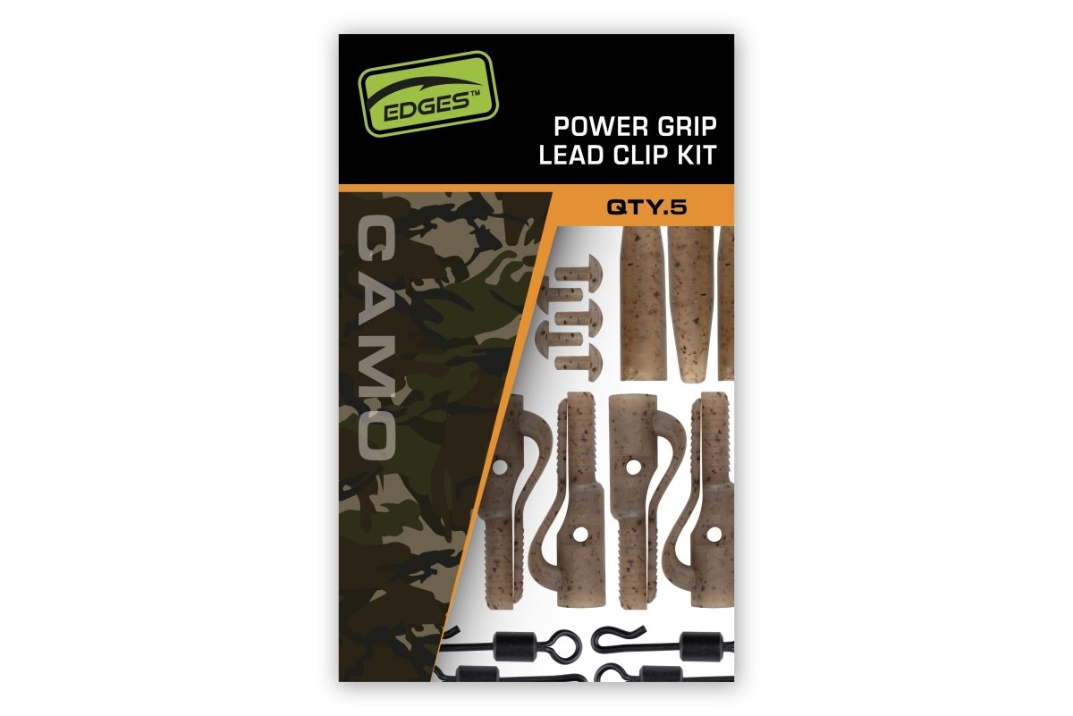 FOX Lead Clip Kit - Power Grip - Camo - KarperCentrale