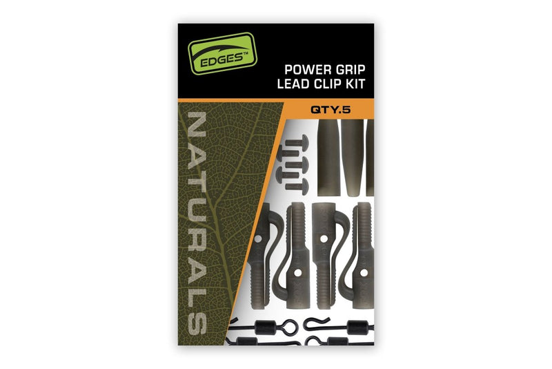 Zestaw Power Grip Lead Clip - Naturals