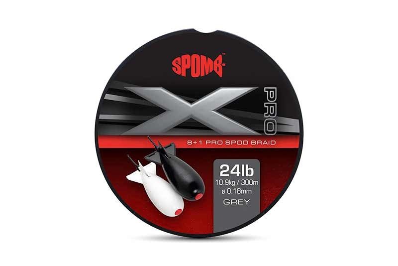 SPOMB - X Pro Plecionka - Szary - 24lb - 300m