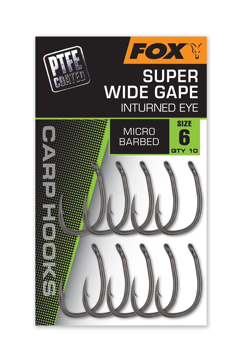 Fox Super Wide Gape - Inturned Eye - PTFE Edition - KarperCentrale
