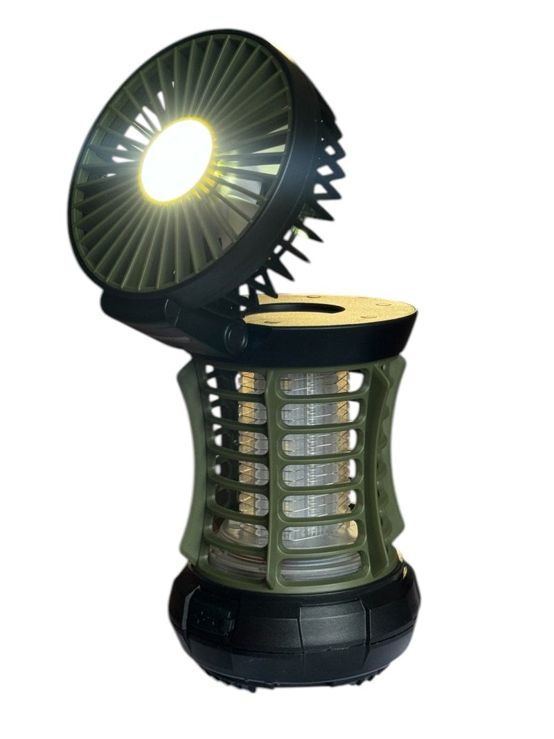 Lampa na komary i oświetlenie - Akumulatorowa - Z wentylatorem