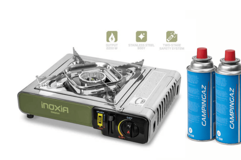 Inoxia - kuchenka turystyczna - Zestaw promocyjny