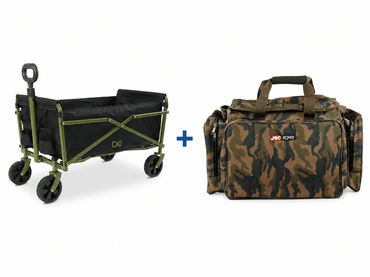 KarperCentrale MOOVE Cart + GRATIS JRC Carry-All - Camo - KarperCentrale