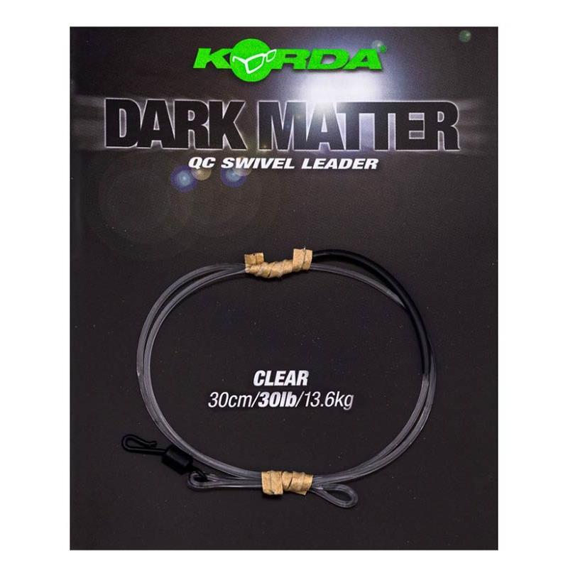 Dark Matter Leader - 30cm - Emerillon QC Transparent - 30LB