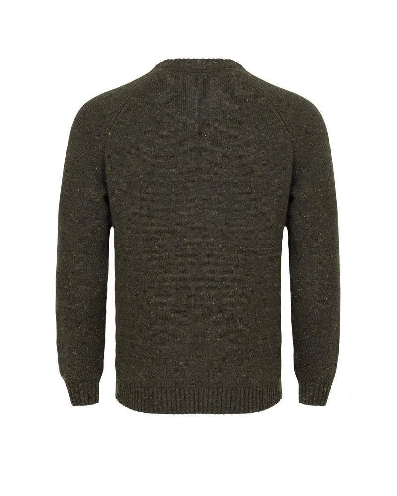 Sweter Mindset Fisherman - Dziany - Ciemna Oliwka