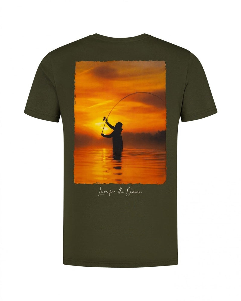 Sunrise Tee - Ciemna Oliwka