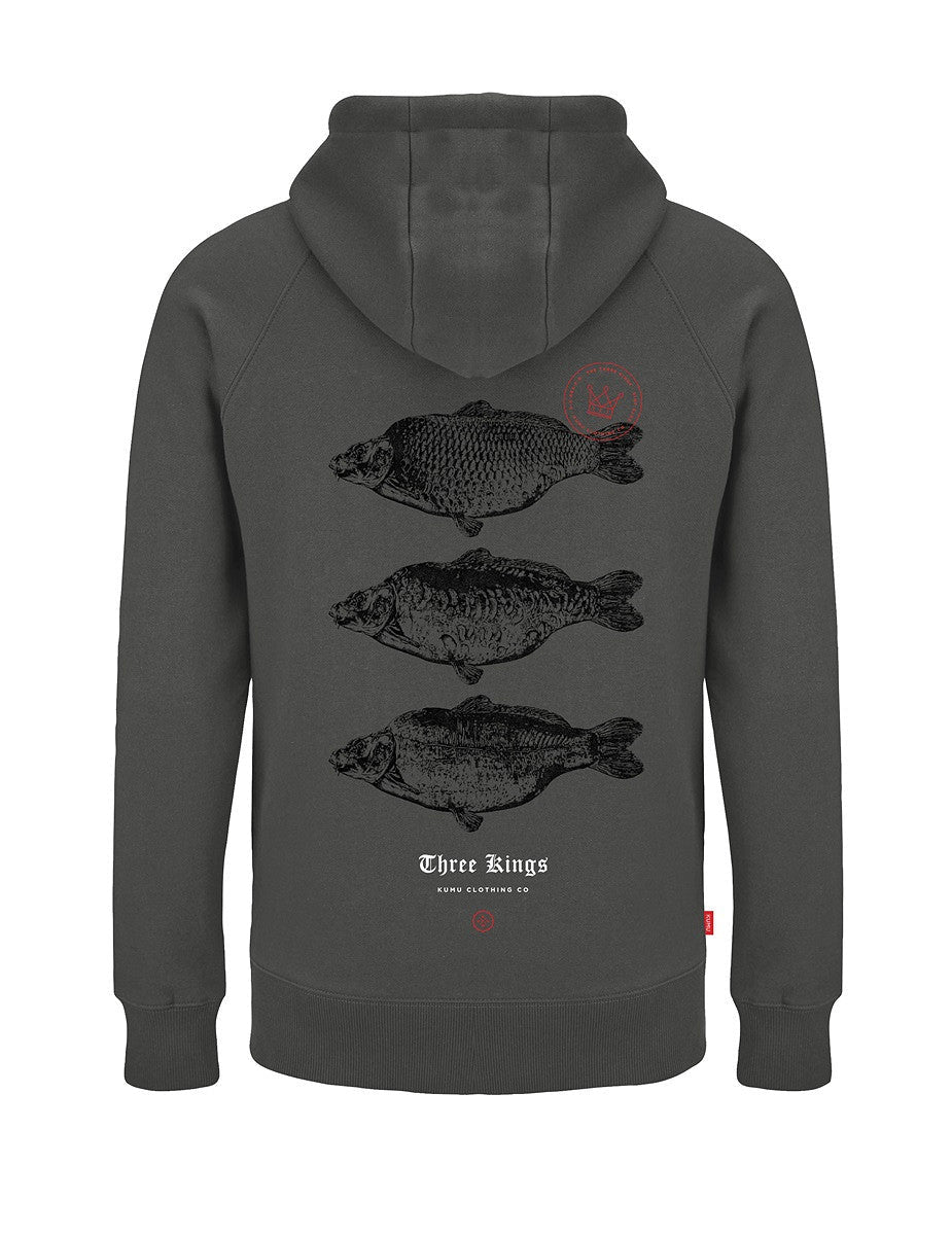 Kumu Hoodie - 3 Kings - Grey - KarperCentrale