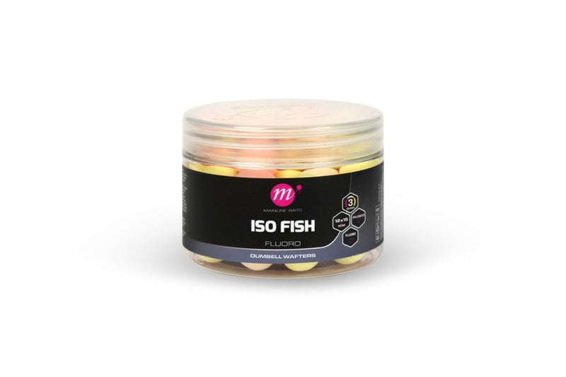 ISO Fish - Fluoro Dumbell Wafters - 12 x 15mm - Kolory mieszane